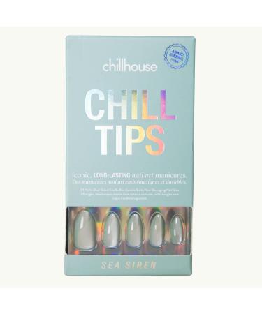 Chillhouse Chill Tips Limited | Sea Siren Press On Nail Kit (Almond) - Shop Internationally for Stylish Nails - Buy Online on GoSupps.com