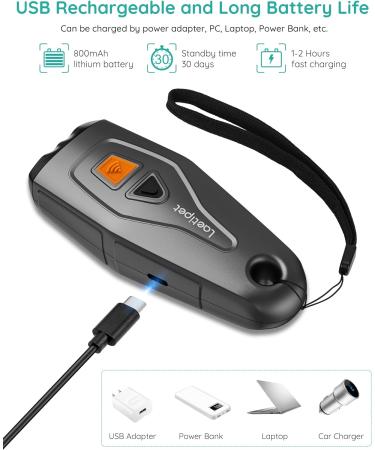 Dog Anti Barking Device | Ultrasonic Training Deterrent with LED Flashlight | Rechargeable & Safe | 33ft Range | Indoor & Outdoor Behavior Aid - Buy Online on GoSupps.com