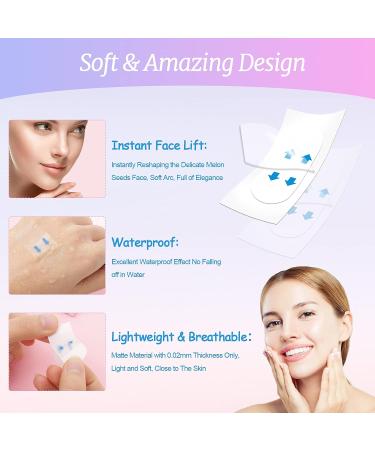 Face Lift Tape 100pcs - Invisible Makeup Neck & Eye Lift Bands for Instant Facelift - Secret Lift Face Lifter Tape for Jowls & Double Chin - Waterproof & Easy to Use - Buy Online on GoSupps.com