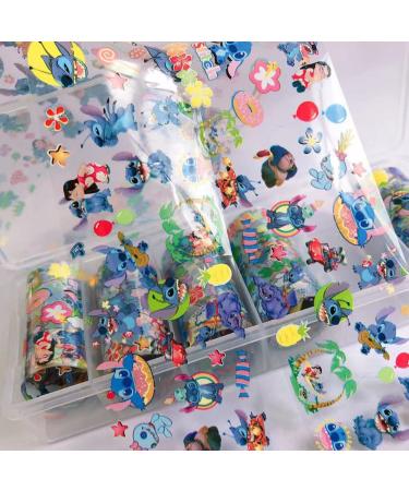 Cute Cartoon Nail Art Stickers - 6 Rolls Foil Transfer Decals for Women, Kids, and Girls | 3D Anime Designs for DIY Acrylic Nails Decoration - Buy Online on GoSupps.com