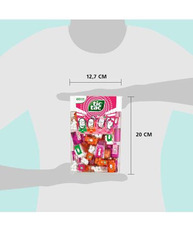 Tic Tac Strawberry Mix Lot de 2 60 Mini-Bo tes par Pack (4 Saveurs) + Jeu de Morpion 120 Mini Bonbons pour Anniversaires Sachets Cadeaux Bars Bonbons & F tes d Enfants - Buy Online on GoSupps.com