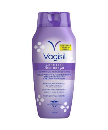 Vagisil pH Balanced Feminine Wash for Intimate Areas and Sensitive Skin Gynecologist Tested 360mL Fresh 1 count (Pack of 1)