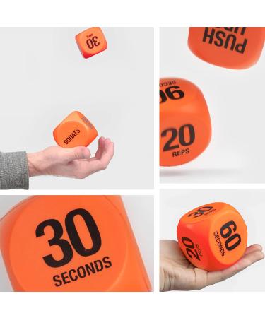 Phoenix Fitness Exercise Cubes - Versatile Cardio & HIIT Workout Cubes for Home & Gym - Full Body Training in Orange - Buy Online on GoSupps.com