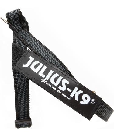 Julius-K9 Belt Harness XS/Mini-Mini in Black-Gray - Perfect for Small Dogs | International Shipping Available - Buy Online on GoSupps.com