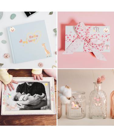 Sticker Baby Album - 180+ Motif Transparent Stickers for Kids | Perfect Photo Album & Scrapbook Accessories | Ideal Baby Party Gift - Buy Online on GoSupps.com