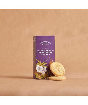 Cartwright & Butler Flaked Almond Shortbread Rounds Carton 200g (Pack of 3) - Buy Online on GoSupps.com