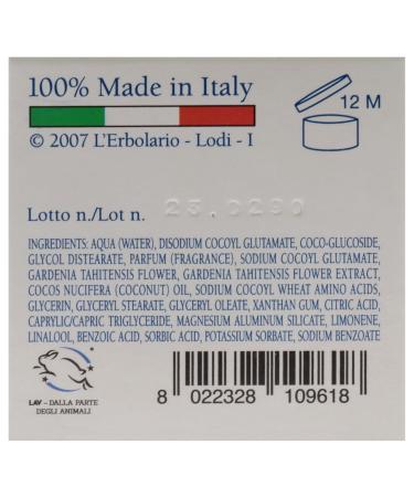 LErbolario Tiare Bath Milk 6.7 oz - Relaxing Body Wash with Tiare Flowers Monoi & Coconut Milk - Floral Fruity Scent - Cruelty-Free International Shipping - Buy Online on GoSupps.com