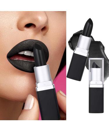  G n rique Black Lipstick Long-Lasting Matte Lipstick Colorful and Waterproof Lip Gloss for Women Ideal for Parties Masquerades Cosplay Retro Makeup (Pearly) - Buy Online on GoSupps.com