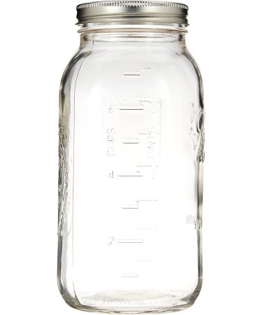 Ball Wide Mouth Half Gallon Jars - 64 Oz Clear Set of 6 with Lids & Bands - Buy Online on GoSupps.com