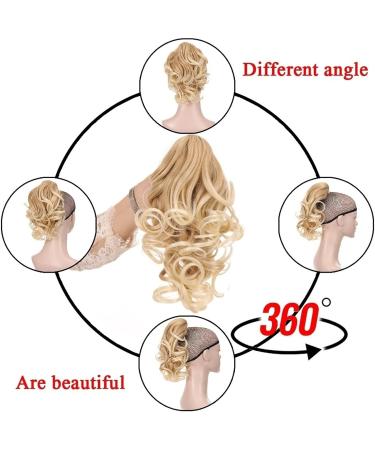 Ponytail Extensions Extensions for Daily Use Party Fake Ponytail Hairpieces Short Wavy Ponytail Extensions Synthetic Ponytail for Women Claw Clip in Ponytail Hair for Women(Color:005) - Buy Online on GoSupps.com
