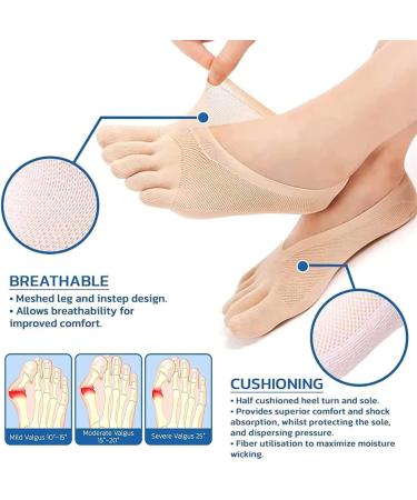 Projoint Antibunion Health Socks - Bunion Relief & Toe Alignment for Women (10 Pink) - Buy Online on GoSupps.com