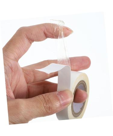 HONMEET 1 Roll Wig Film Lace Wig Tape Strips Hair Glue for Lace Wigs Hair Tape Toupee Adhesive Tape Hair Extension Tape Lace Front Wig Tape Ultra Hold Lace Tape for Wigs Tissue White 4.70X4.70X1.30CM White - Buy Online on GoSupps.com