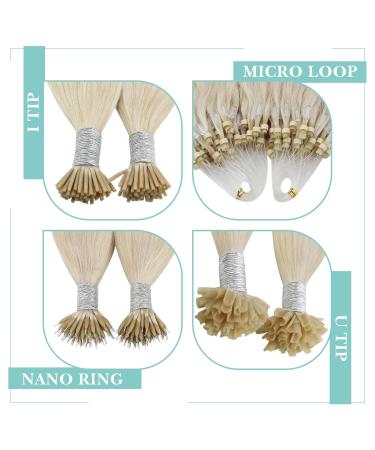 Youngsee 35cm Real Hair Bonding Extensions - Blond U Tip & Keratin #60A - 50g Quality Hair Extensions - Buy Online on GoSupps.com