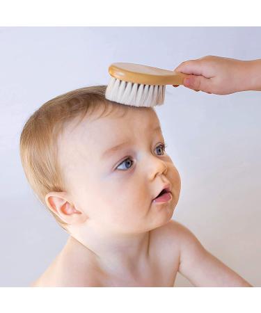 Green Sprouts Baby Brush & Comb Set | Natural Wood & Bristles | Gentle Hair Grooming - Buy Online on GoSupps.com