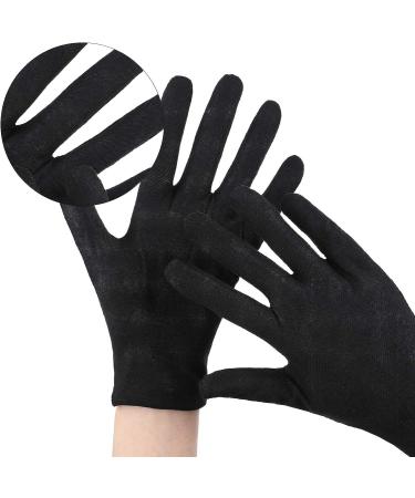 60 PC Soft Stretchy Working Gloves | Reusable Black Mittens | Large Size Costume Gloves - Buy Online on GoSupps.com