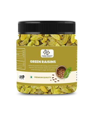 Hungry Harvest Green Raisins |Hari Kismis 250g- | Dried Kishmish_Packing May Vary