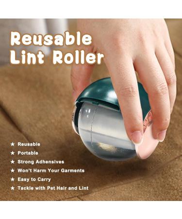 Reusable Lint Roller Ball for Pet Hair | Washable Gel Remover for Clothes | Portable Travel Solution | Eco-Friendly Green - Buy Online on GoSupps.com