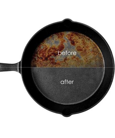 Leapbeast Cast Iron Cleaner - Ultimate Dutch Oven & Grill Pan Accessories | 11x7 cm Plastic Grill Scrap & Ring Cleaner - Buy Online on GoSupps.com