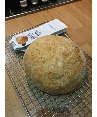 Wright's | Oat & Linseed Bread Mix 500g | For Machine or Hand Baking | Baking Success Guaranteed | Suitable for Vegetarians - Buy Online on GoSupps.com
