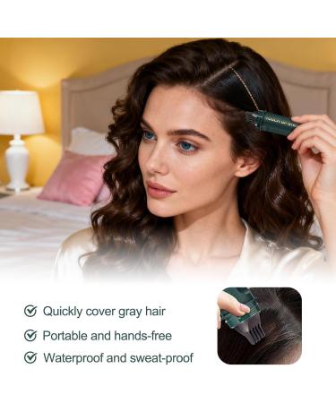 Salyeluly Hair stick for gray hair coverage colored pencil for light gray hair natural cosmetic pen for sleeping and hair growth business meetings appointments company brown - Buy Online on GoSupps.com