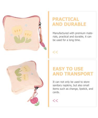 COHEALI Women Sanitary Zipper Storage Bag - Large Capacity Tampon & Pad Organizer for Travel - Buy Online on GoSupps.com