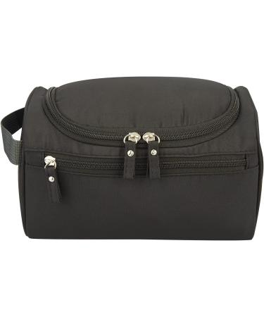 Hanging Travel Toiletry Bag for Men and Women - Black Dopp Kit/Shaving Wash Bag - Makeup/Cosmetic Organizer - Buy Online on GoSupps.com