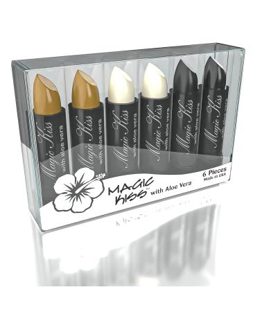 Magic Kiss Color Changing Matte Lipstick Set with Aloe Vera (Colors of Aloha 6) | Made in USA - Buy Online on GoSupps.com