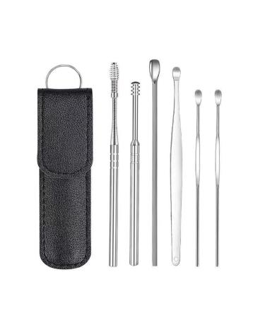 Ear Wax Removal Kit 2022 Newest Ear Cleaner Ear Pick Safe Ear Wax Removal Tool 6 Pcs Ear Wax Remover Cleaning Ear Canal at Home Itch Relief Ear Wax Build up