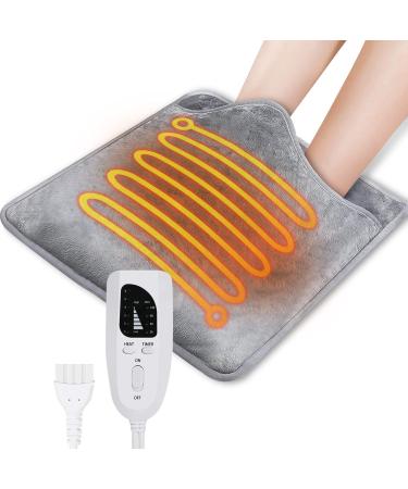 Cuplu foot warmer electrically - cozy foot warmer - automatic shutdown - washable -electrical foot warmer fast -heating pillow for foot back and full body for women (gray) 40x40 - Buy Online on GoSupps.com