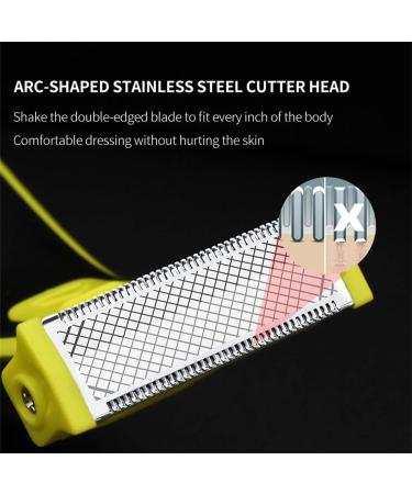 Stellaya Electric Body Hair Trimmer for Men - Wet & Dry Shaver with 4 Combs | Full Body Washes & Razors - International Shipping - Buy Online on GoSupps.com