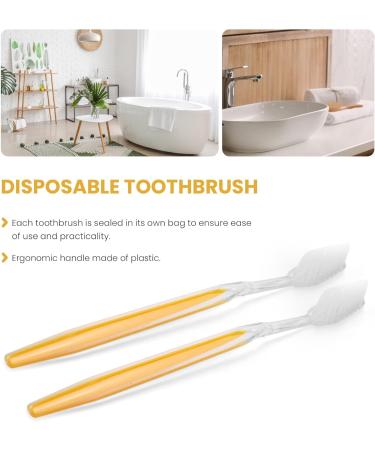 Darmlly 100 Individually Wrapped Disposable Toothbrushes - Perfect for Adults & Kids - Ideal for Travel & Toilets - Fast International Shipping - Buy Online on GoSupps.com