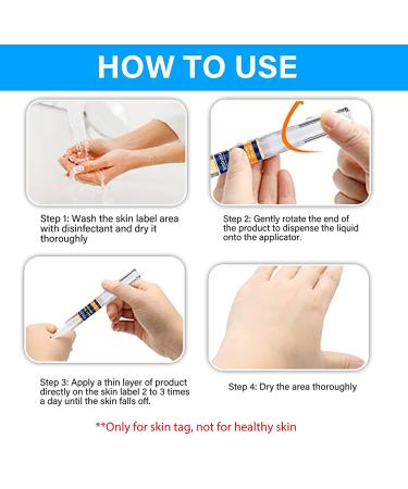 Extra Strength Skin Tag Remover | Wart Removal | Tag Dries and Falls Away | Natural Ingredients | All Skin Types - Buy Online on GoSupps.com
