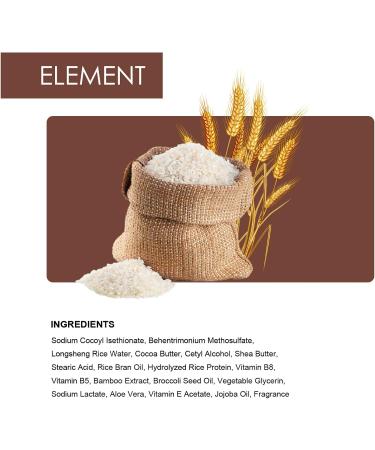 3 Hair Growth Shampoo Bar Rice Water Shampoo Solid shampoo soap for treated dry damaged hair Vegetarian plant extract helps stop hair loss and Eubeisaqi 3 Pcs 100g - Buy Online on GoSupps.com