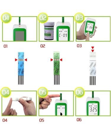 3-in-1 Blood Tester Kit: Fast Blood Sugar Cholesterol & Uric Acid Measurement | Home & Clinic Use - Buy Online on GoSupps.com