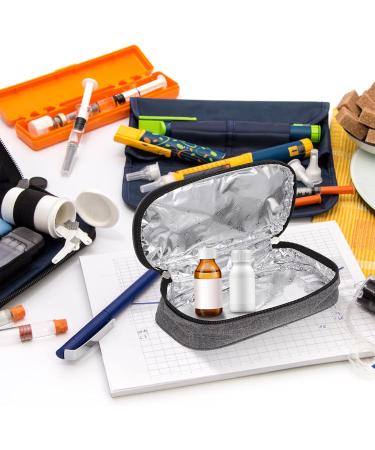 DOITOOL Portable Insulin Pen Carrying Bag - Compact Storage Cooler | Household Organizer - 22x10.5cm - Buy Online on GoSupps.com