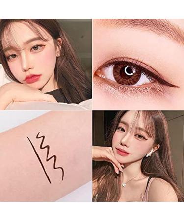 Heykomi Eyeliner Heykomi Makeup Waterproof Eye Liner Pencils Non-Smudging Waterproof and Long-Lasting Eyeliner Pencil Quick Drying Long Lasting Waterproof and Sweat Proof Eyeliner (2pcs Black+2pcs Brown) - Buy Online on GoSupps.com