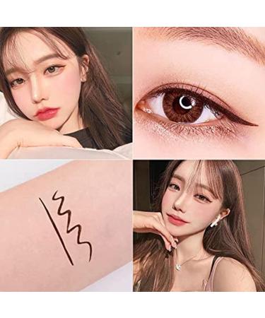 DADASHAO Waterproof Long-Lasting Brown Eyeliner Pencil - 4pc Set | Smudge-proof, Sweat-proof, Quick Drying Eye Makeup Pencils - Buy Online on GoSupps.com