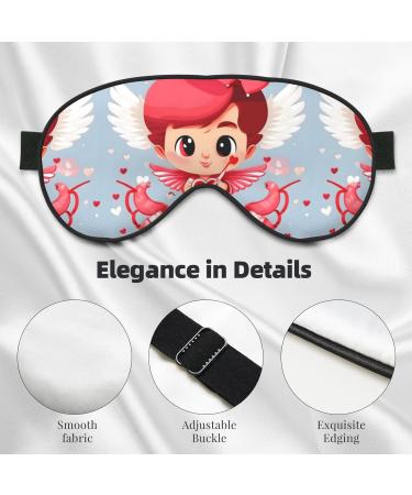 Love Messenger Unisex Adjustable Blackout Sleep Eye Mask for Home Travel & Yoga Perfect for Naps - Buy Online on GoSupps.com