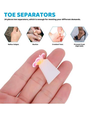 Beaupretty 32pcs Silicone Toe Separators: Flower Toe Spacers for Pedicure Dividers and Nail Art - Home Salon DIY Pedicure Tools - Buy Online on GoSupps.com