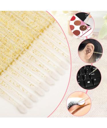 G2PLUS 400PCS Crystal Gold Disposable Micro Applicators for Eyelash Extensions - Perfect for Crafting - Buy Online on GoSupps.com