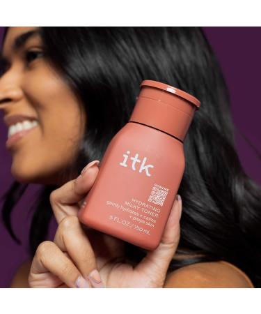 ITK Hydrating Milky Face Toner | Tone & Prep Skin with Hyaluronic Acid & Squalane | Reduce Redness & Hydrate | 5 fl. oz - Shop Internationally - Buy Online on GoSupps.com
