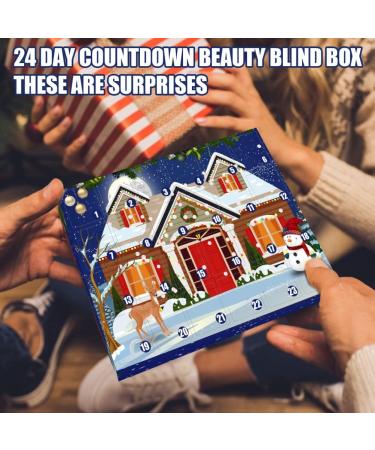 Encomy Christmas Countdown Beauty Set | Advent Calendar with 24 Care Products & Accessories | Perfect Family Gift - Buy Online on GoSupps.com