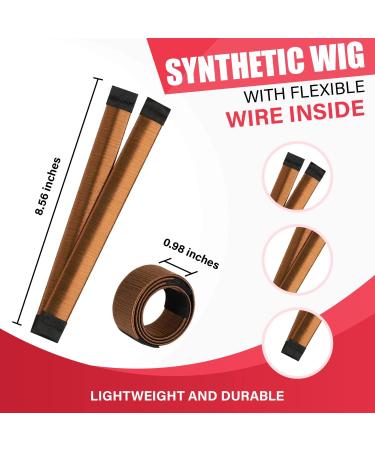 Glamza Women's Magic Hair Bun Snap Styling Donut Former French Twist Band Maker (Light Brown) - Buy Online on GoSupps.com