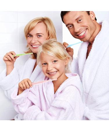 Xiwupo Small Toothbrush Set - 4 Brinted Toothbrushes for Dental Implants Braces & Effective Tooth Cleaning - Buy Online on GoSupps.com