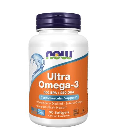 Now Foods Ultra Omega-3 500 EPA/250 DHA 90 Softgels