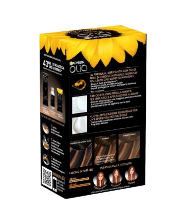 Garnier Olia Highlights Decoloration Treatment for Brown Hair | Ammonia-Free Vegan Silicone-Free Flower Oils & Clay | 4 Levels of Lightening | 2 Packs - Buy Online on GoSupps.com