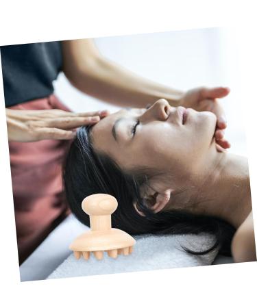 Healeved Wooden Massage Comb - Scalp Gua Sha Head Massager for Hair Washing & Dandruff Relief | Creative Beech Hand Massage Device for Adults & Kids - Buy Online on GoSupps.com