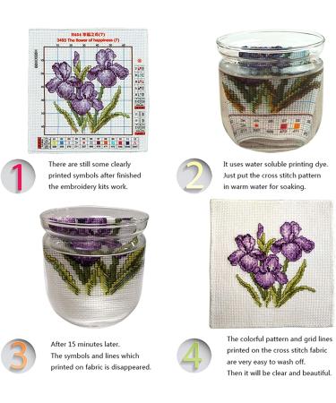 Funxvoot Stamped Cross Stitch Kit for Adults - Cute Owl Design - DIY Embroidery Starter Kit - 15.7 x 22 inch - 23 Colors - Buy Online on GoSupps.com