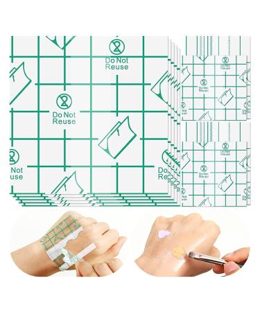 100pcs Makeup Hand Palette - Waterproof PU Film Self-Adhesive Disposable Mixing Palette for Flawless Application - Buy Online on GoSupps.com