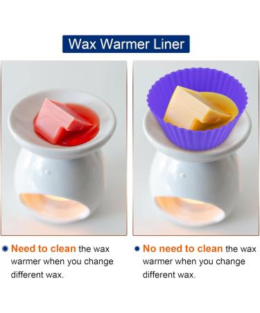 25pcs Silicone Wax Melt Warmer Liners - Purple Candle Fragrance Melters | International Shipping - Buy Online on GoSupps.com